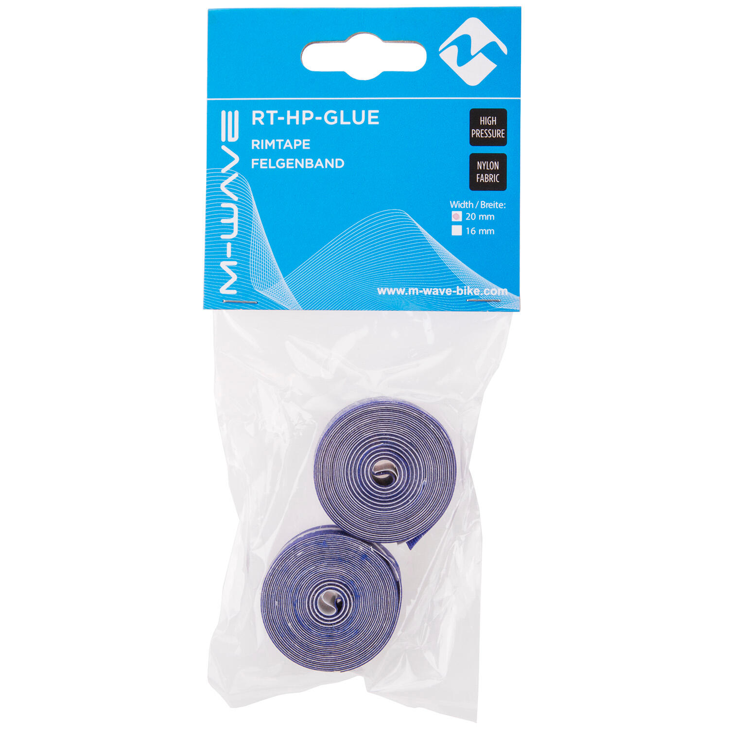 Velglint 12-29" Rt-Hp-Glue Hoge Druk 20 Mm - Blauw (1 Set) 3/4