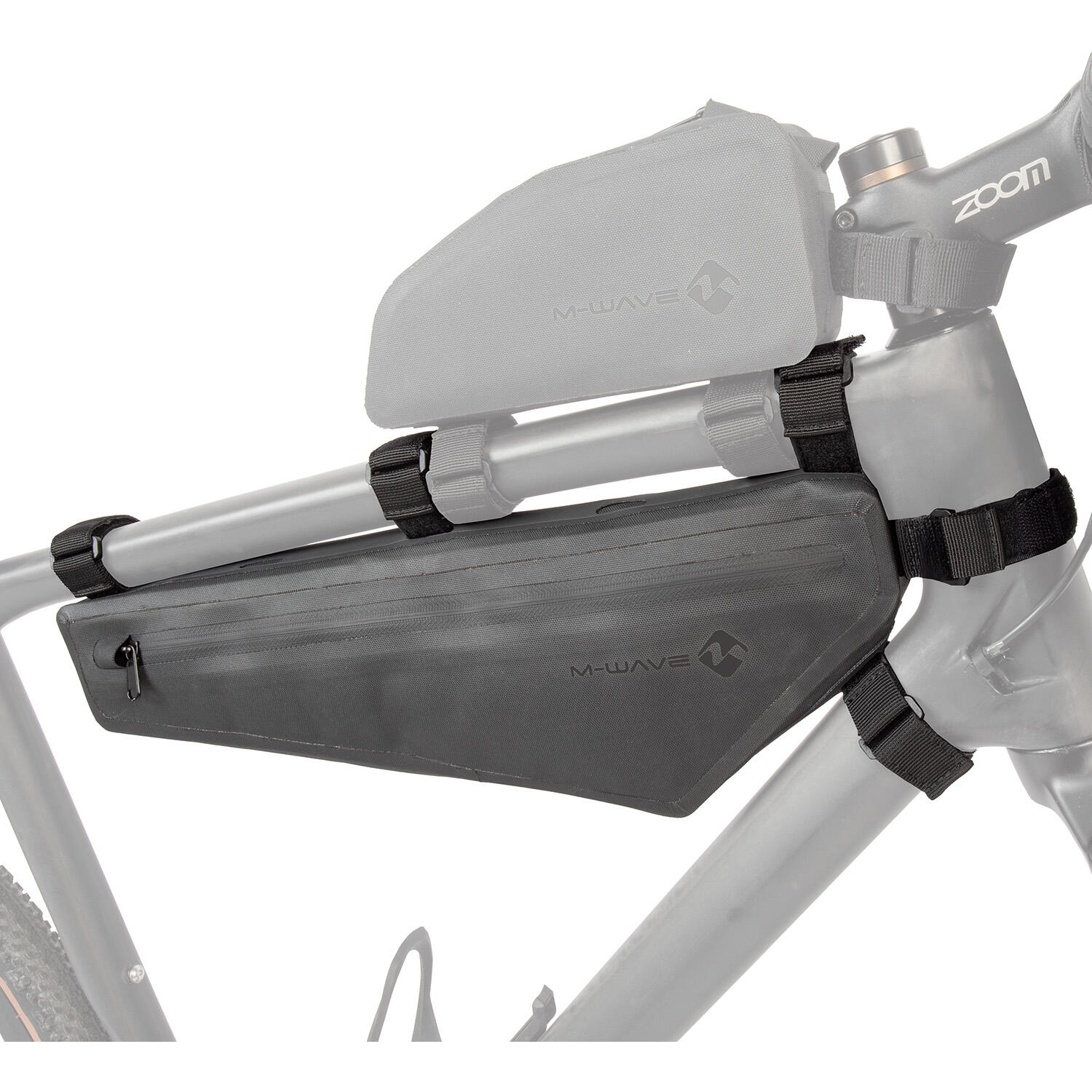 M-Wave Rough Ride II bolsa de quadro 2,1 L - preta 2/4
