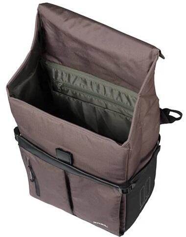 Basil Move MIK Studs sacoche vélo bandoulière 15L - marron. 2/4