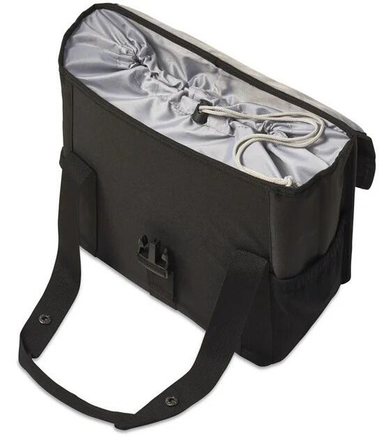 Basil Go Bolsa de Bicicleta Negra 16L 3/4