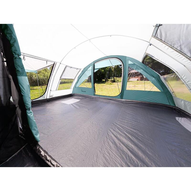 Tente tunnel - Egersund 5 XL Sleeper Protect - 5 pers, Sol cousu, Cabine noire