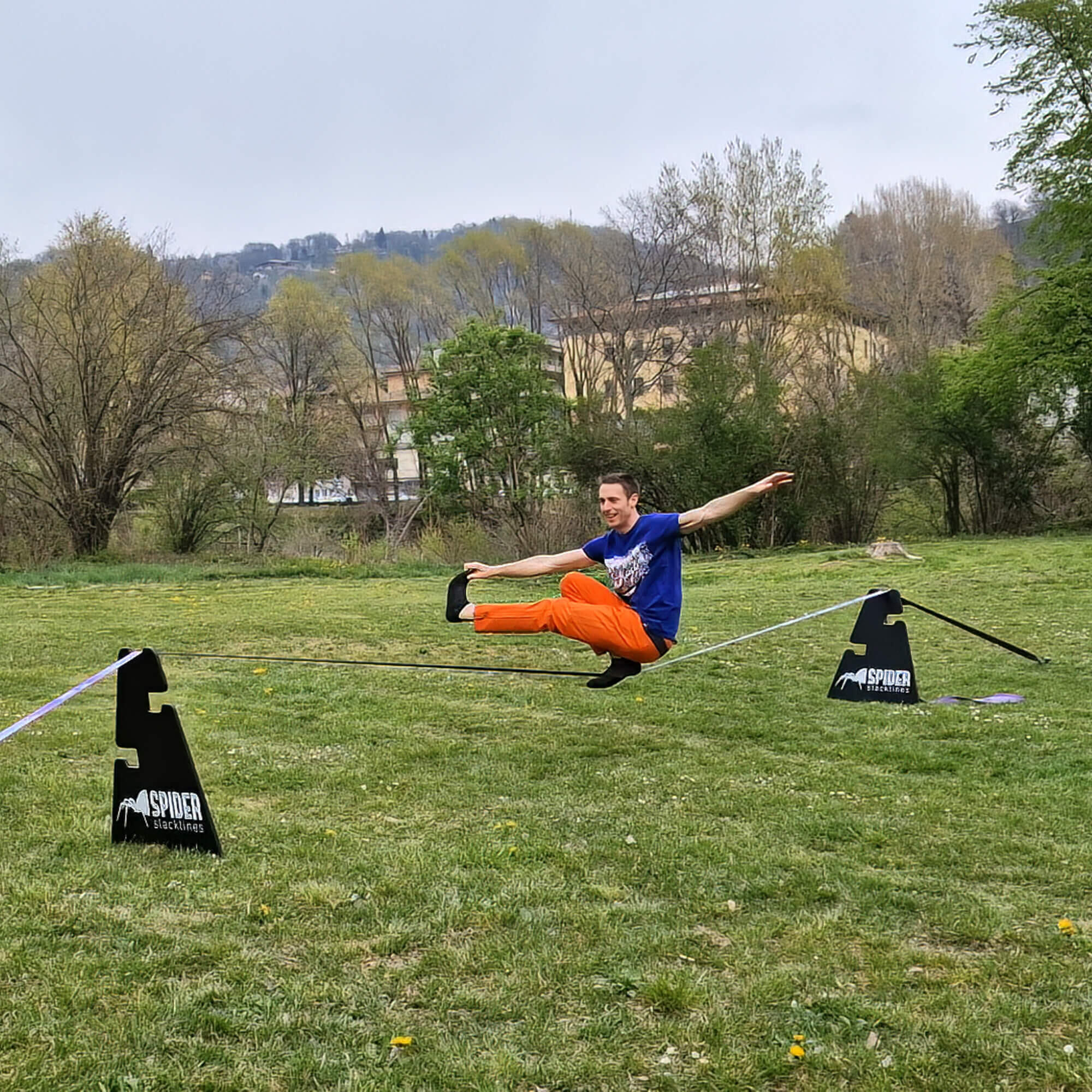 Outdoor Kit Custom Line - 2 höhenverstellbare Böcke + 1 Slackline 20mt 2/7