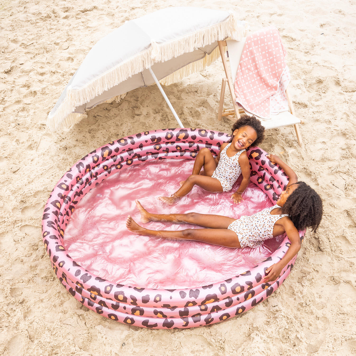 Piscine pour enfants - Rose/Gold - Safari Chic -  Ø 150 cm 3/7