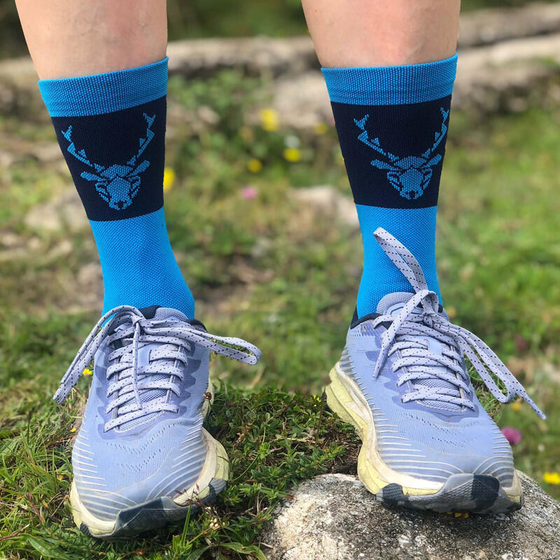 Chausettes de Running á compression moyenne VENATTUS JORACU bleu 3/3