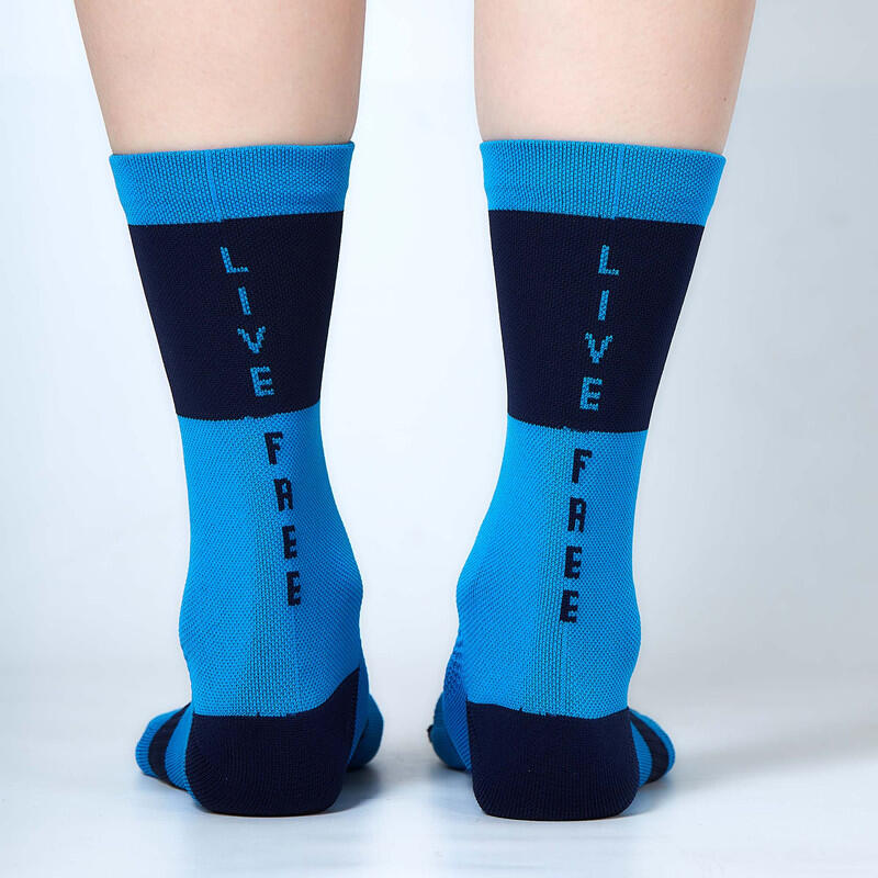 Chausettes de Running á compression moyenne VENATTUS JORACU bleu 2/3