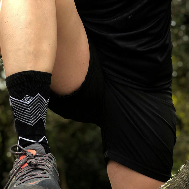 Chausettes de Running á compression moyenne VENATTUS PIEJITU noir 3/3