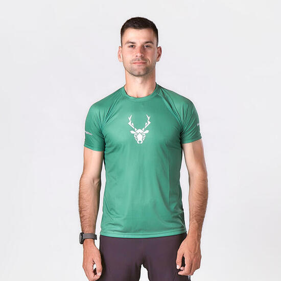 T-shirt de Running Trail Homme Herba Vert