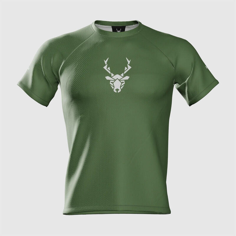 Camiseta de Running para Hombre Venattus Herba Verde Técnica 5/7