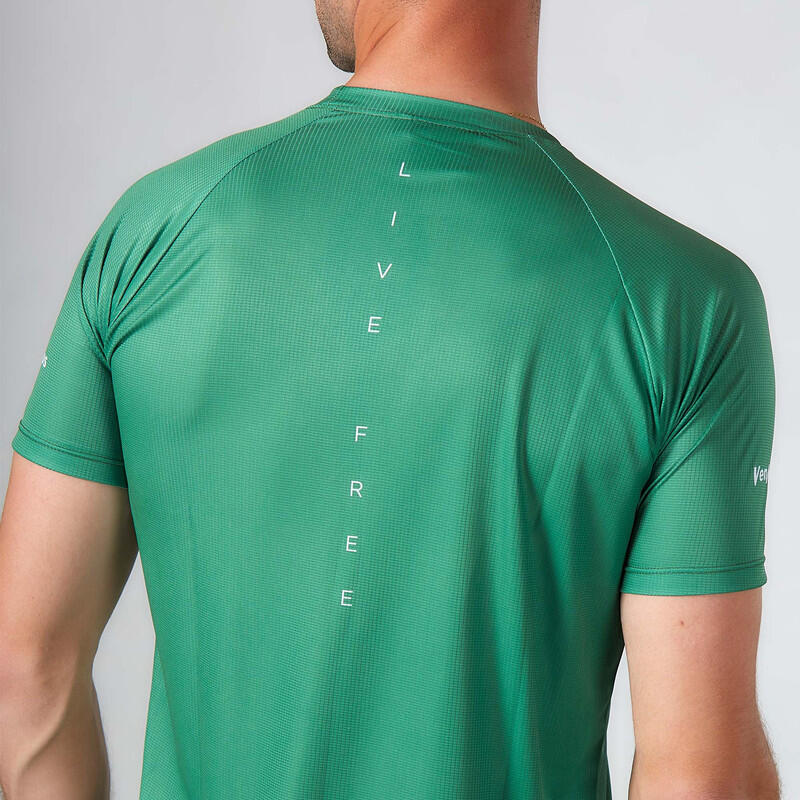 Camiseta de Running para Hombre Venattus Herba Verde Técnica 4/7