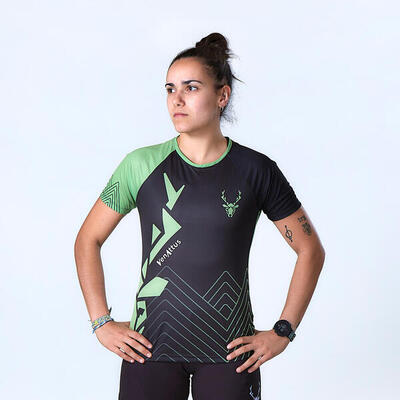 Maglia Running Trail donna Jano Verde