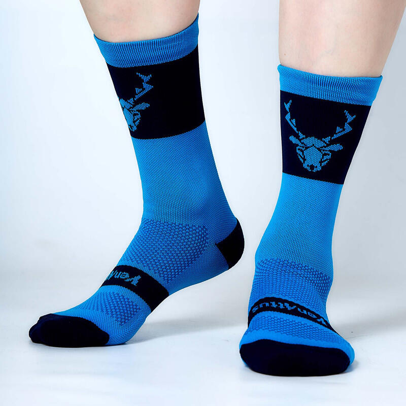 Chausettes de Running á compression moyenne VENATTUS JORACU bleu 1/3