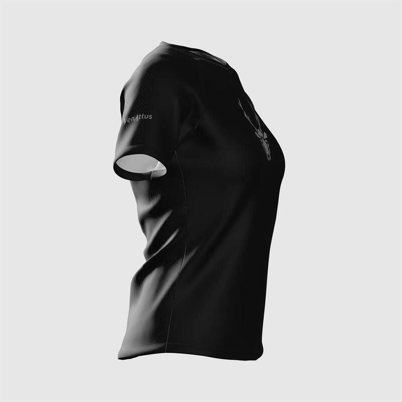 T-shirt de Running Trail Femme Herba Noir 5/7