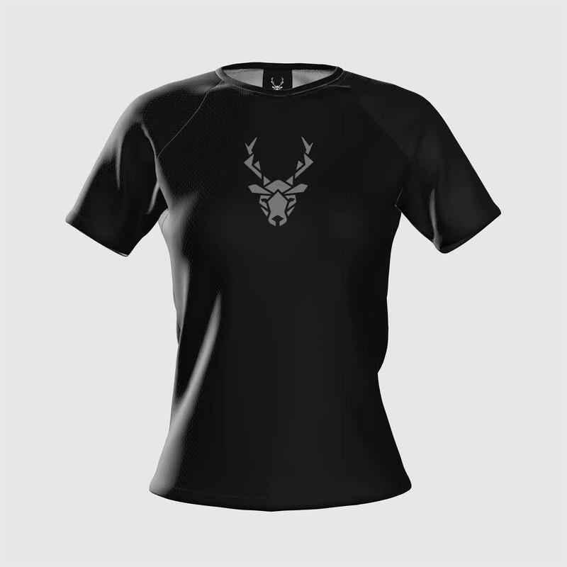 T-shirt de Running Trail Femme Herba Noir 4/7