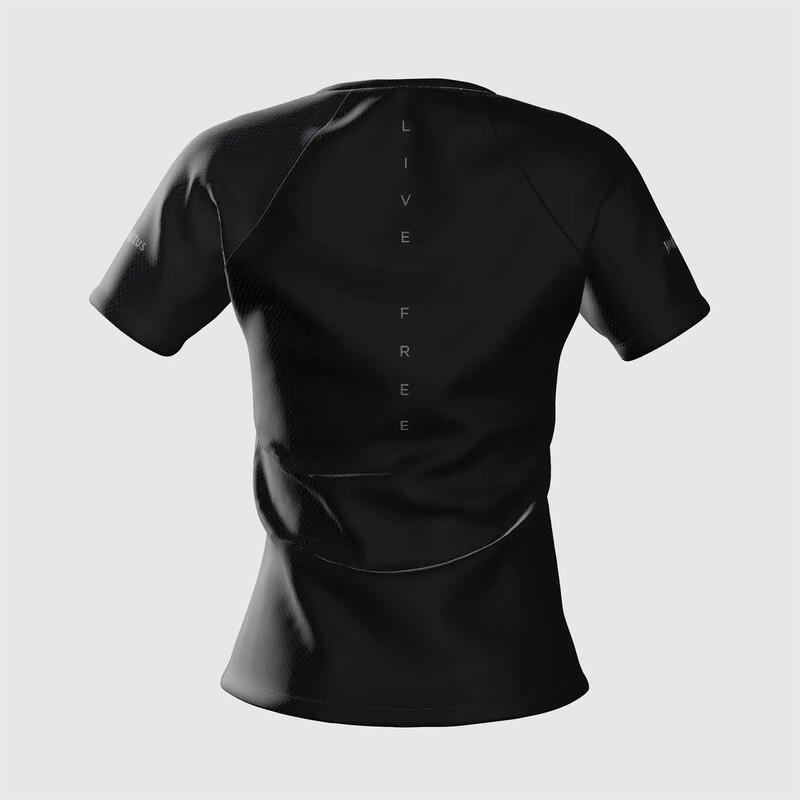 T-shirt de Running Trail Femme Herba Noir 6/7