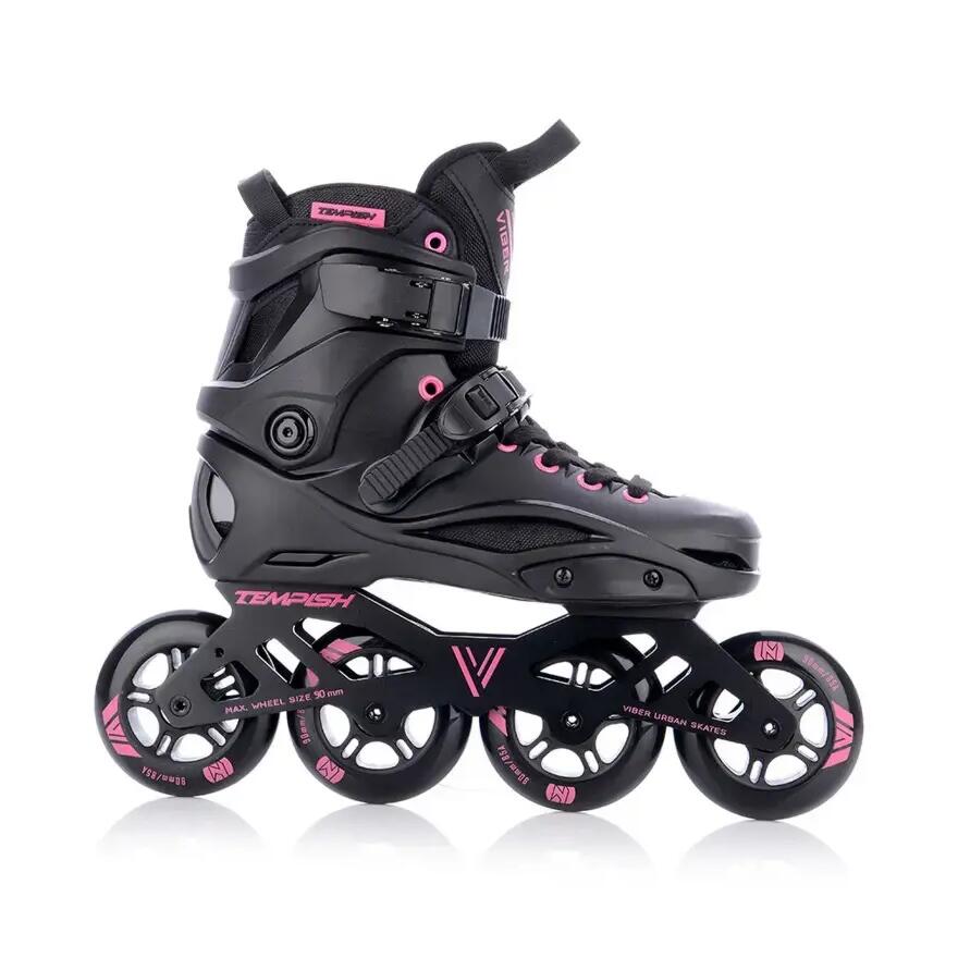 Tempish - Viber L.E. 90 Skeelers - Volwassenen - Zwart - Roze - 37