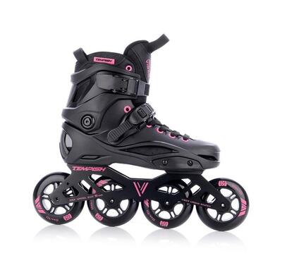 Tempish - viber l.e. 90 skeelers - volwassenen - zwart - roze - 40