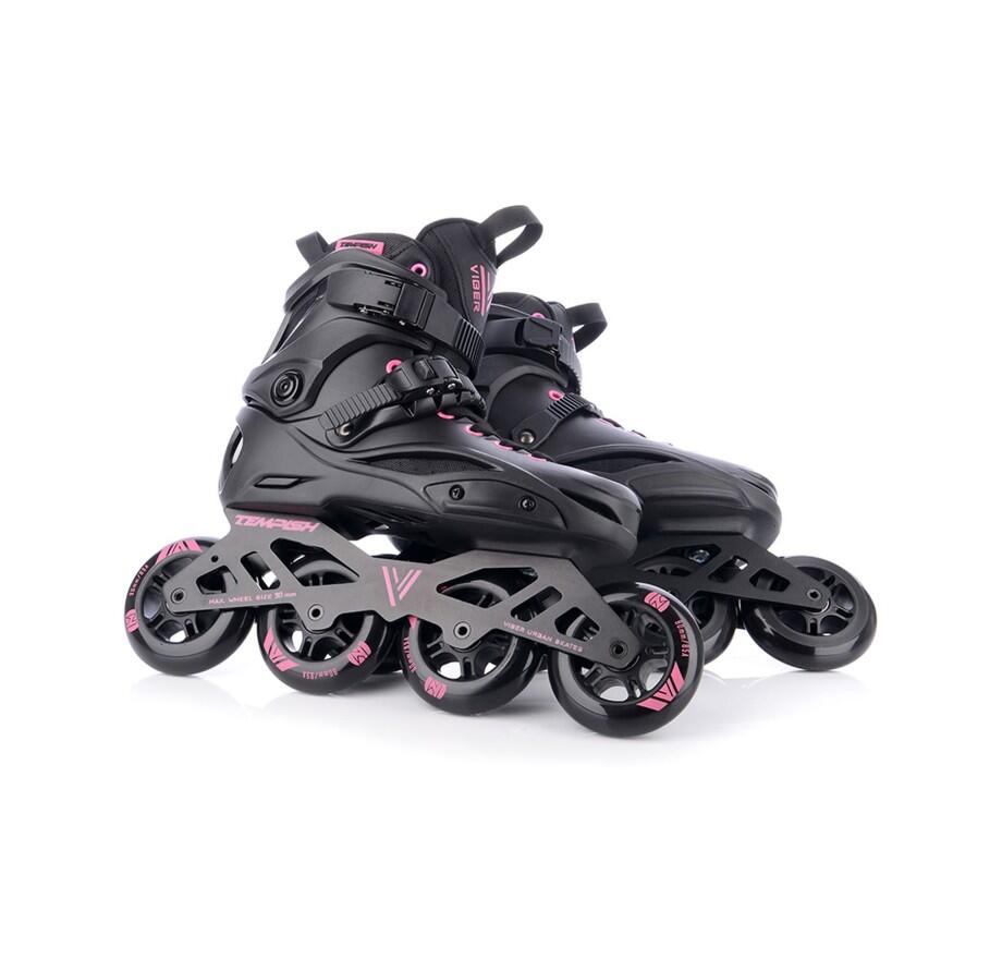 Rollers Viber L.E. 90 - Adulte - Noir - Rose 3/7