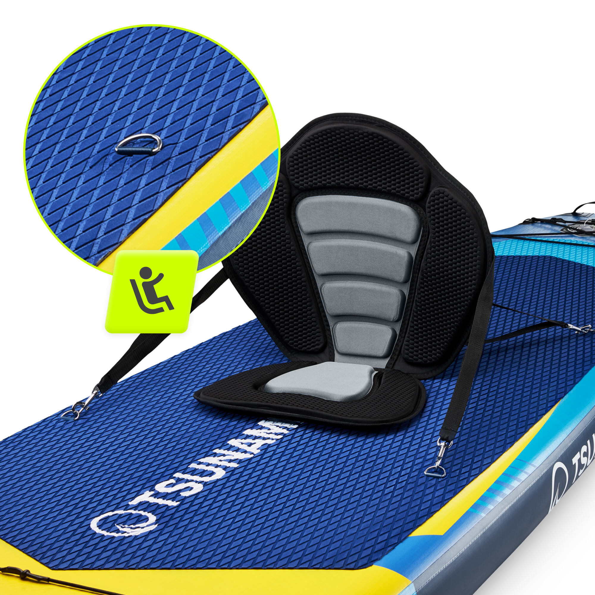 Tavola SUP gonfiabile allround unisex PRO multicolore TSUNAMI 7/7