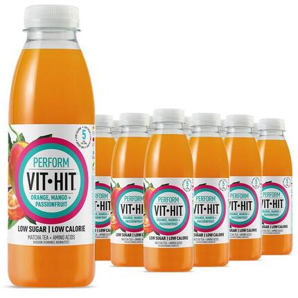 Boisson sans sucre aux vitamines mangue passion - Vithit Perform