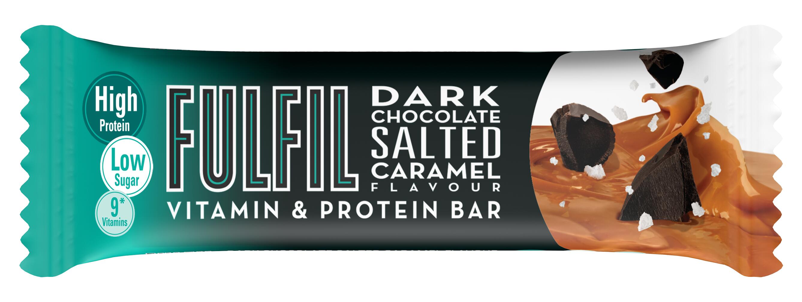 Vitamin & Protein Bar - Dark Chocolate Salted Caramel - 825 gram (15 Repen) 2/2