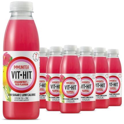 Boisson sans sucre aux vitamines fruit du dragon yuzu - Vithit Immunitea