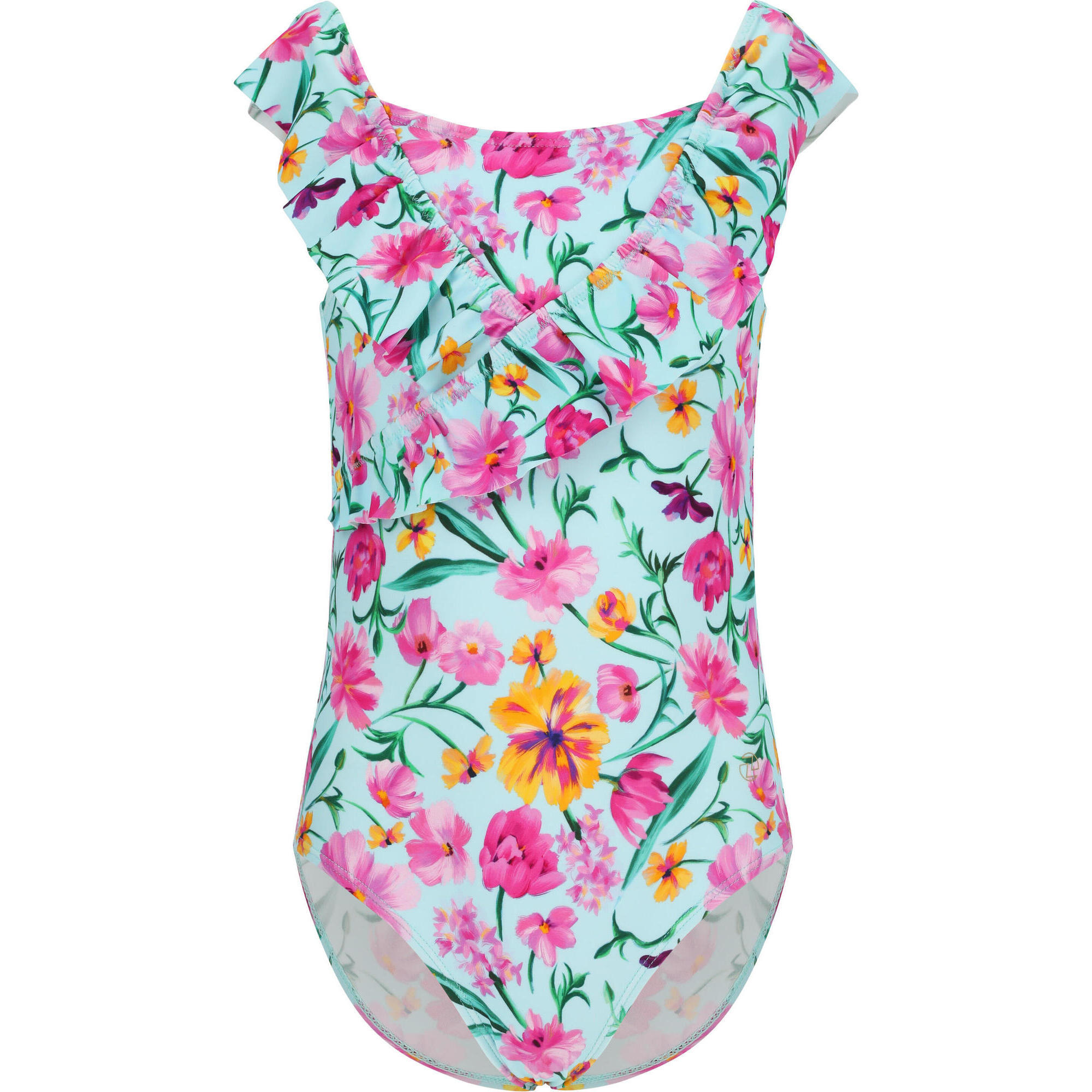 Zigzag - Badeanzug Tropical - Maillot De Bain 1 Pièce - Bleu|violet - 8 À 10 Ans - Decathlon