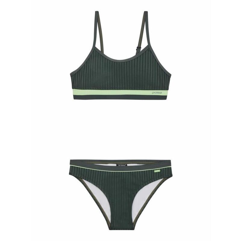 Maillot de bain parent-enfant 2 pièces pour femmes Une bretelle Bikini sexy Beachwear | FR