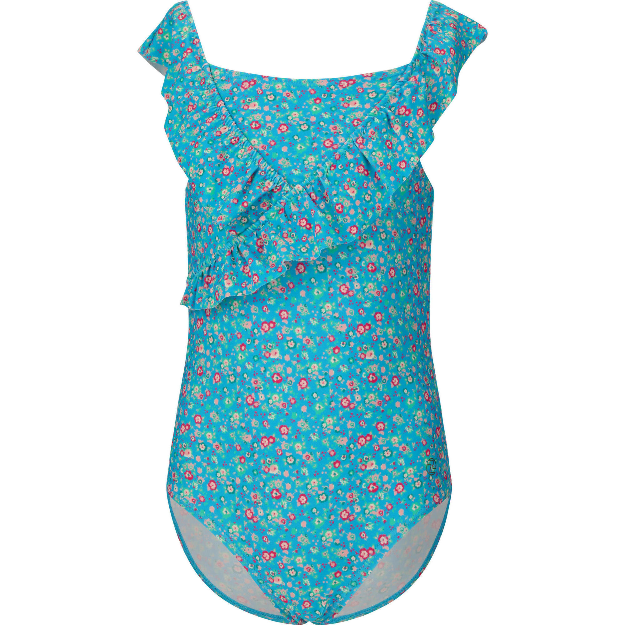 Zigzag - Badeanzug Tropical - Maillot De Bain 1 Pièce - Bleu|rose - 4 À 6 Ans - Decathlon