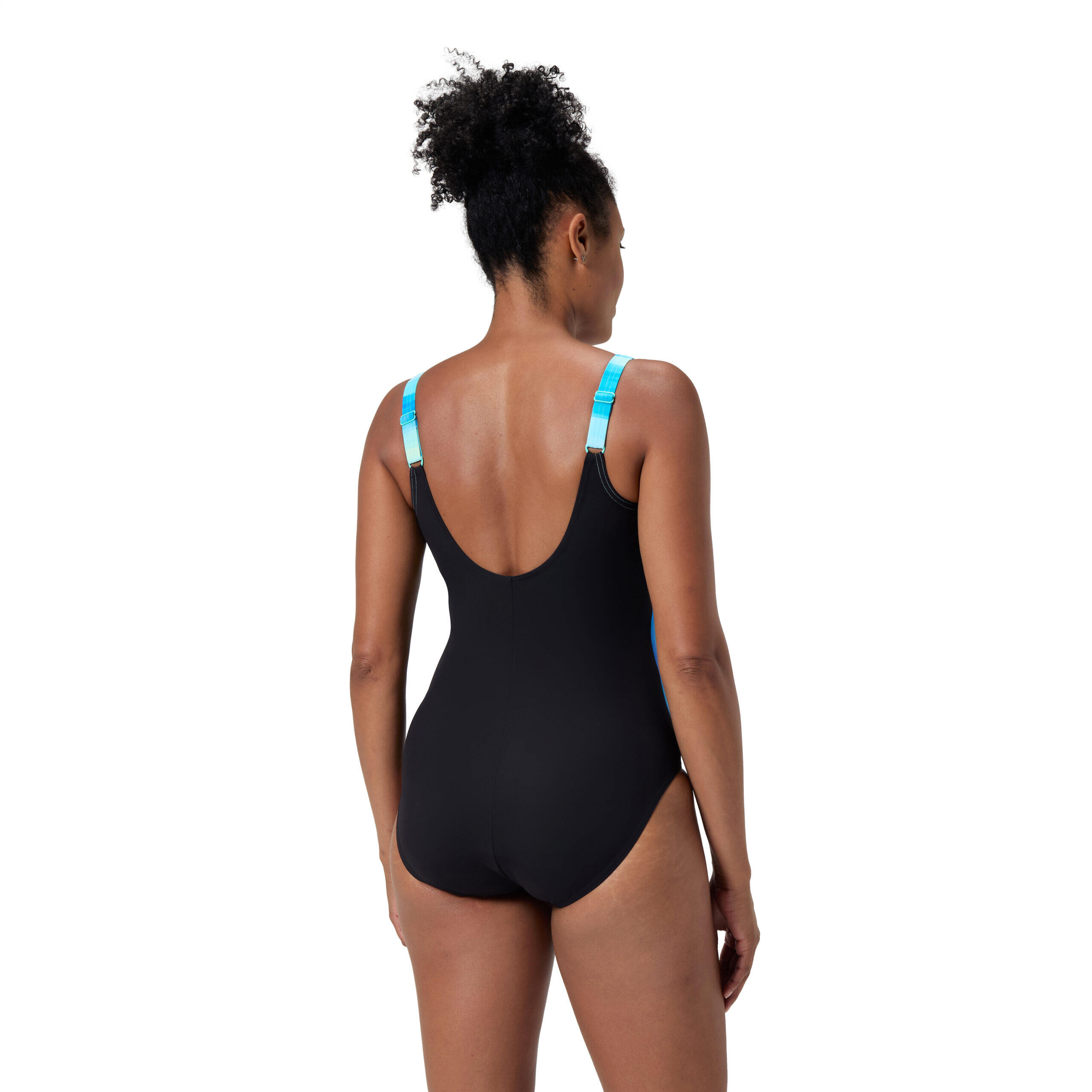 Speedo Corrigerend badpak LunaLustre Printed Zwart / Blauw 3/6
