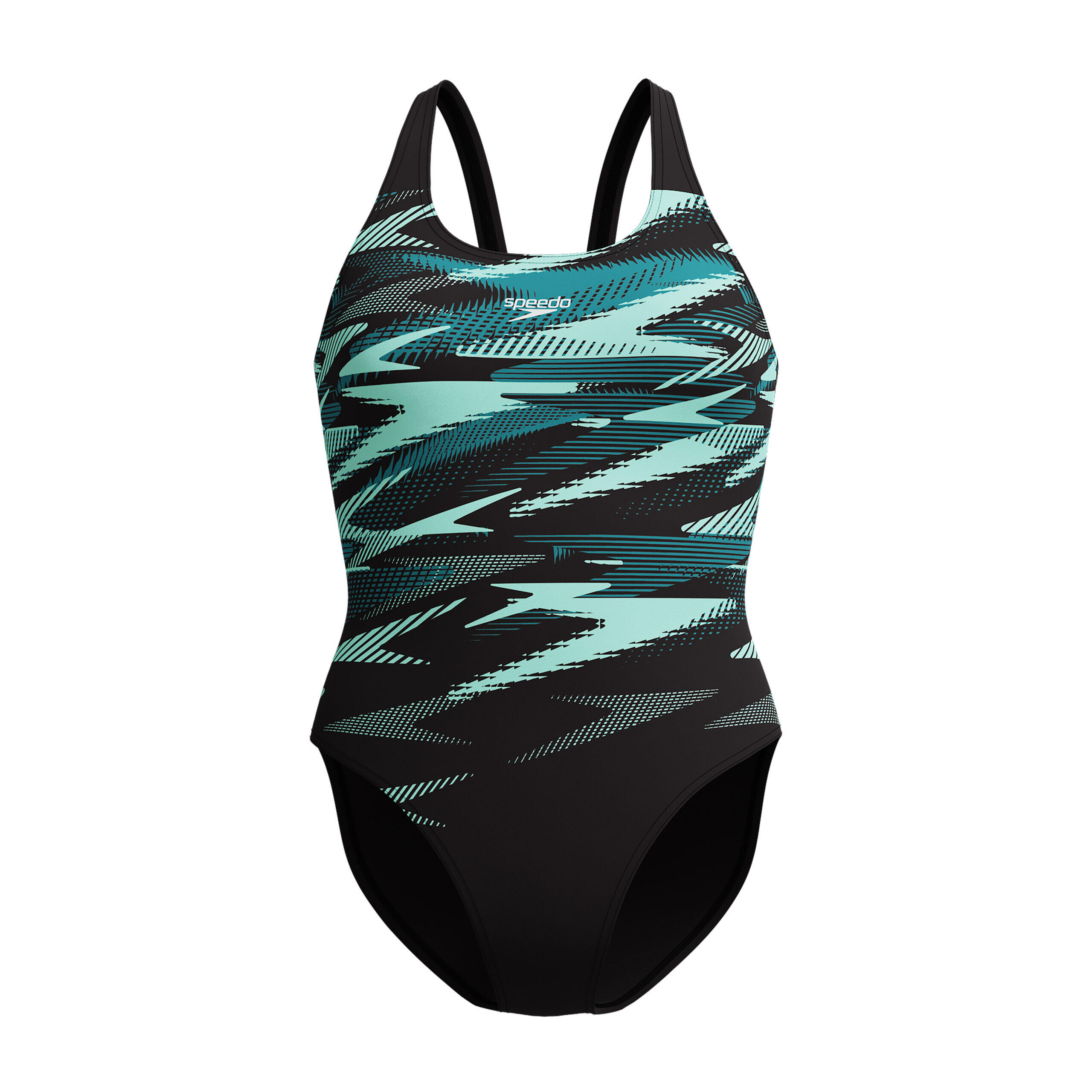 Fato de banho speedo hyperboom placement preto / azul