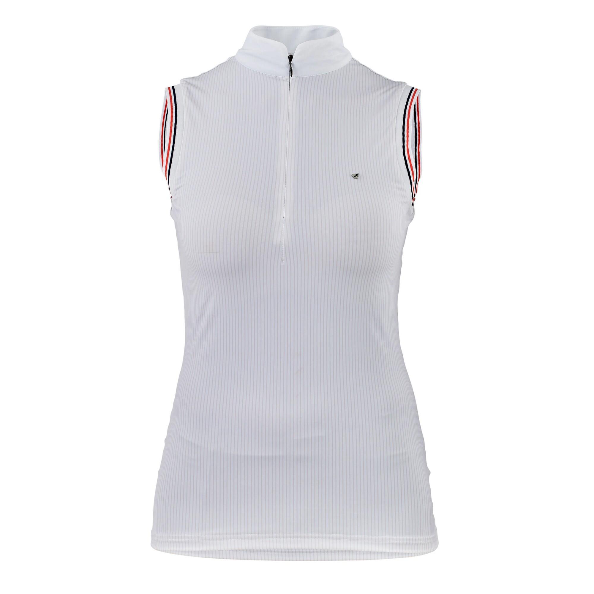 Girls Arcaster Pinstripe Sleeveless Shirt (Pink) 1/1