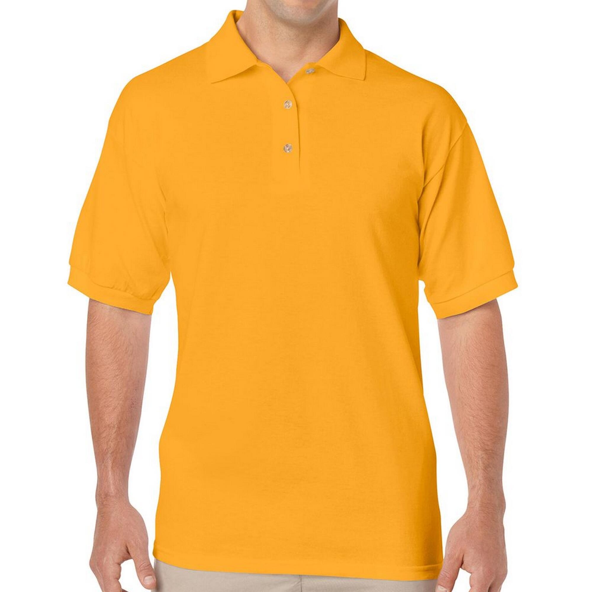 Camisola pólo DryBlend unissexo para adultos Dourado 3/3