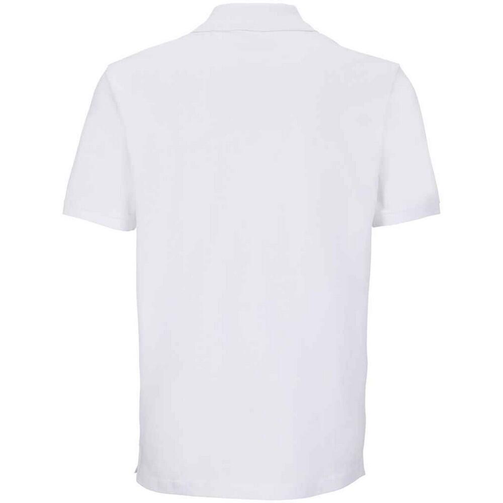 Unisex Pegase Volwassenen Poloshirt (Wit) 2/4