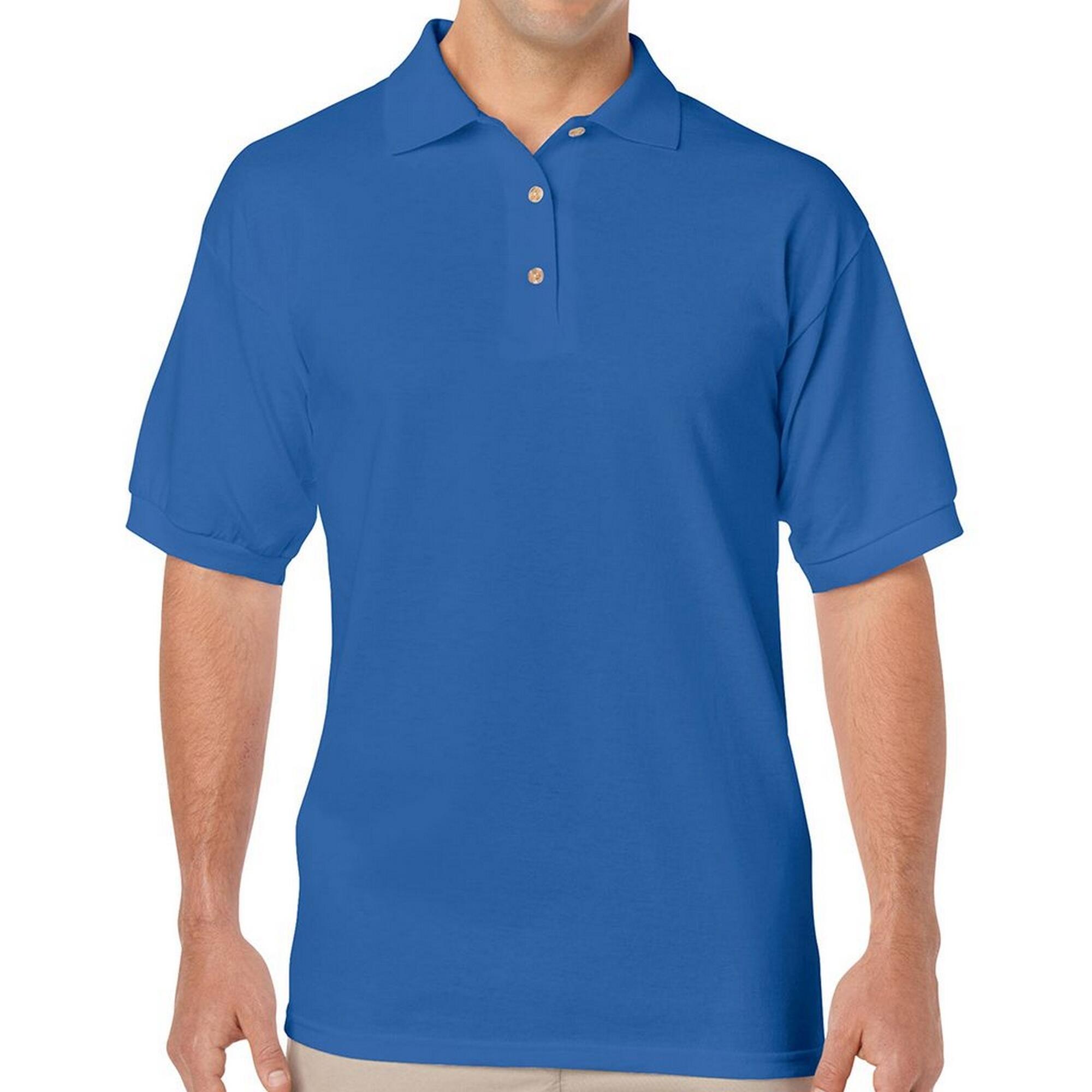 Camisola pólo DryBlend unissexo para adultos Carolina Blue 3/3
