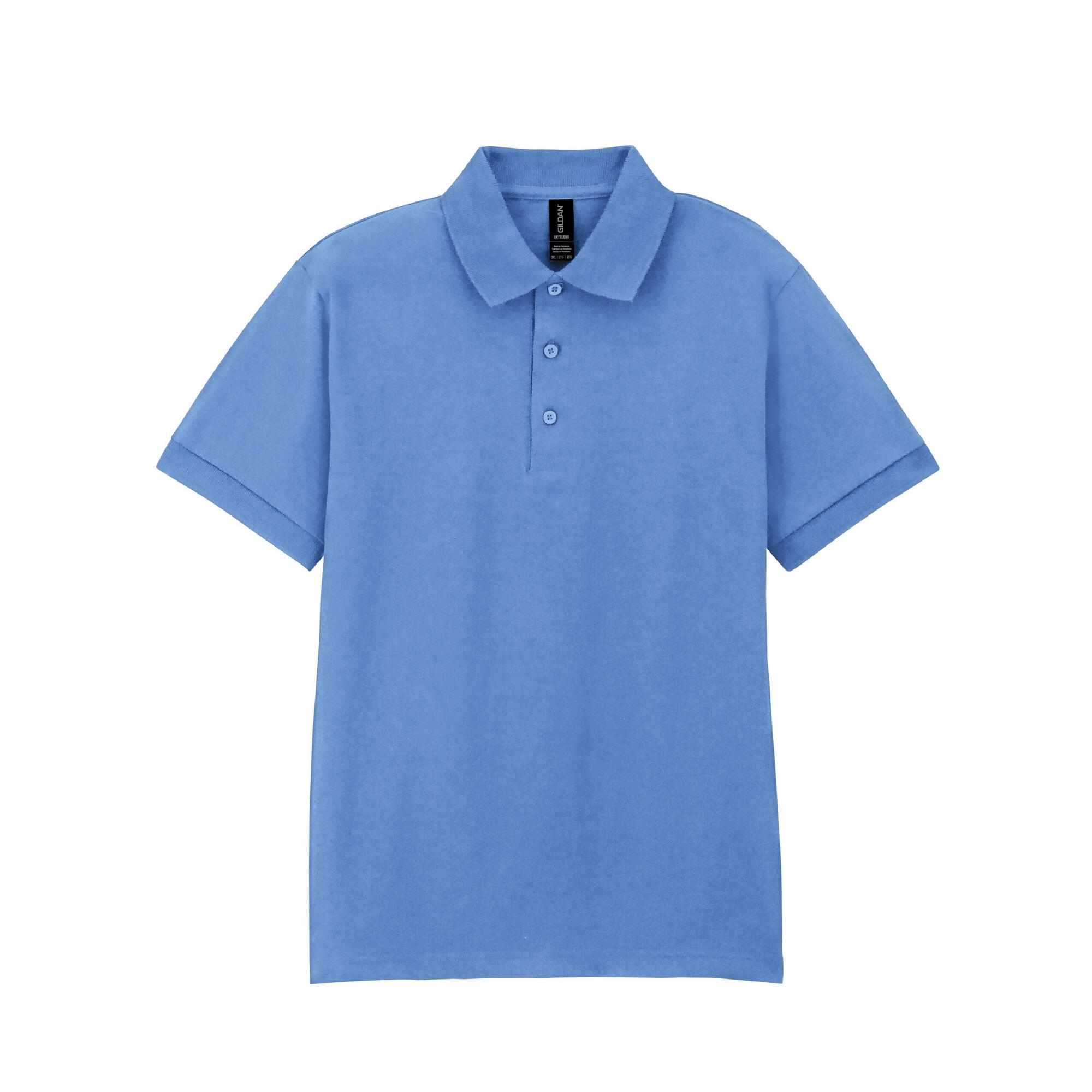 GILDAN Camisola pólo DryBlend unissexo para adultos Carolina Blue