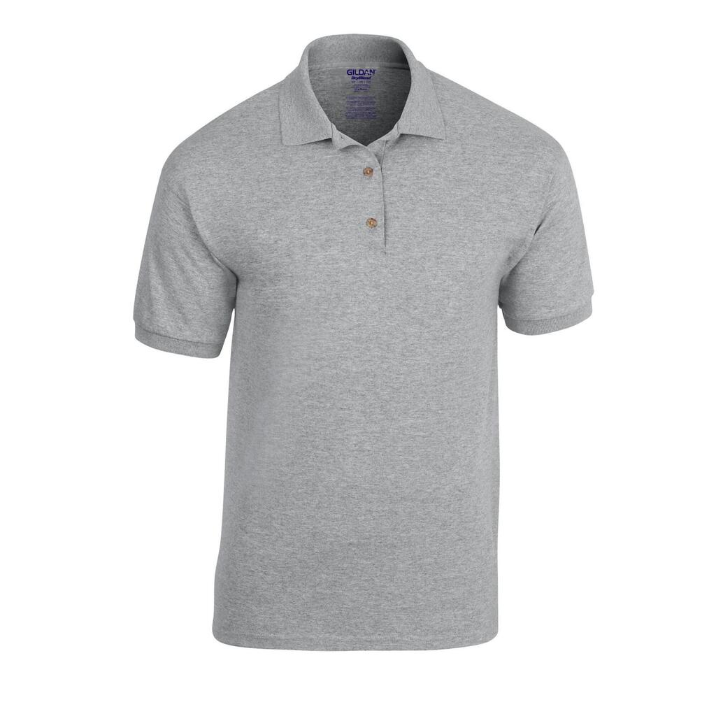 Unisex Adult Dryblend Jersey Polo Shirt (Sports Grey)