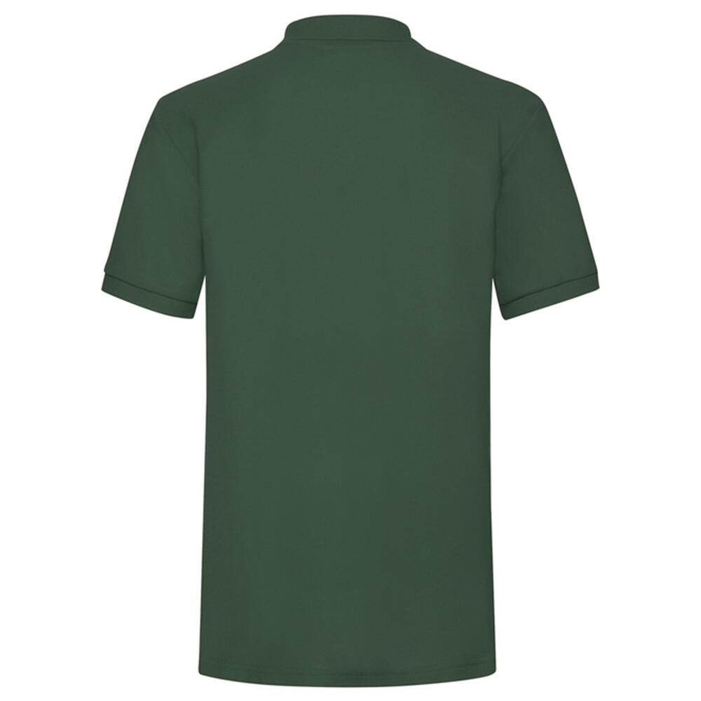Heren Zwaargewicht Poloshirt (Fles groen) 2/3