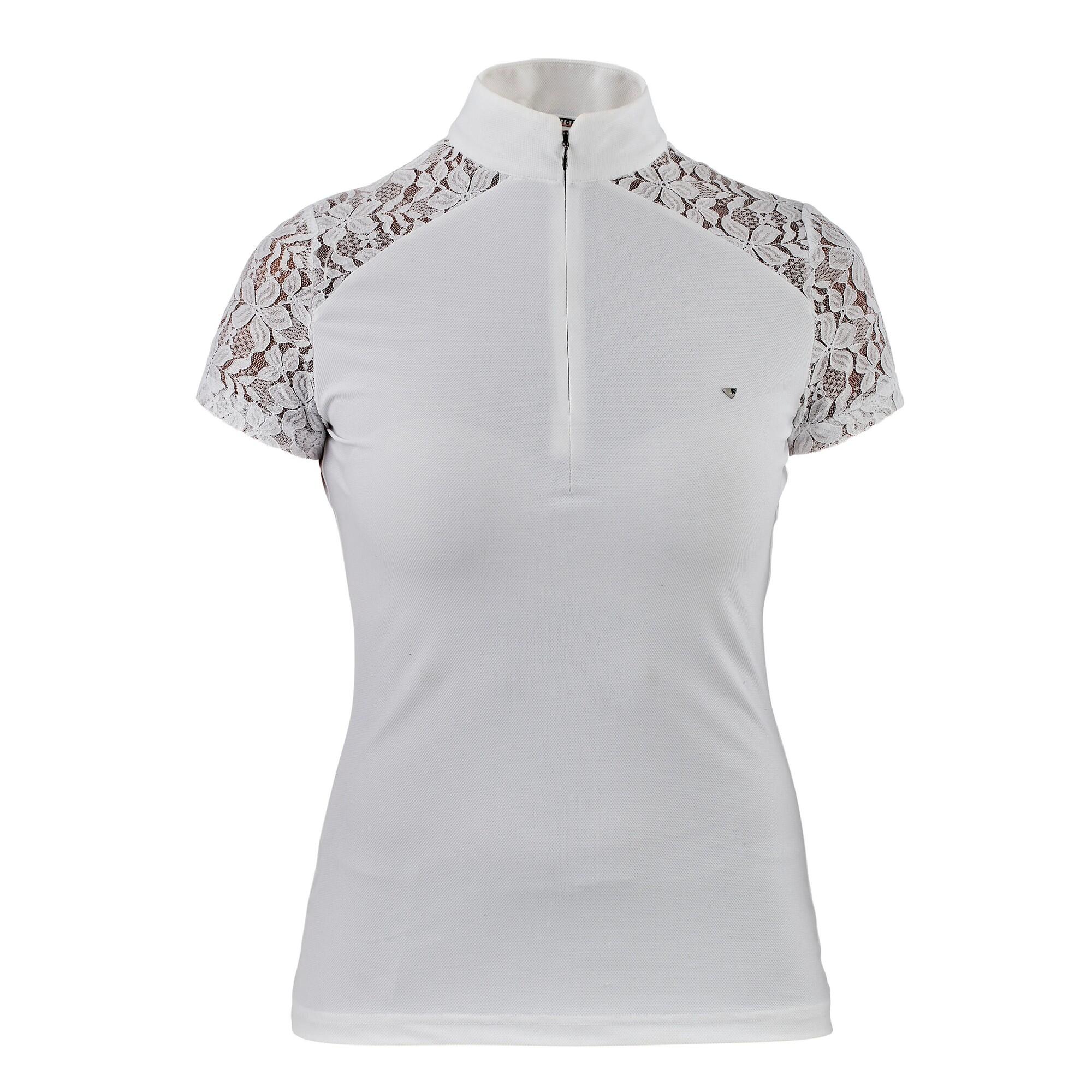 Womens/Ladies Ambel Show Shirt (White) 1/3