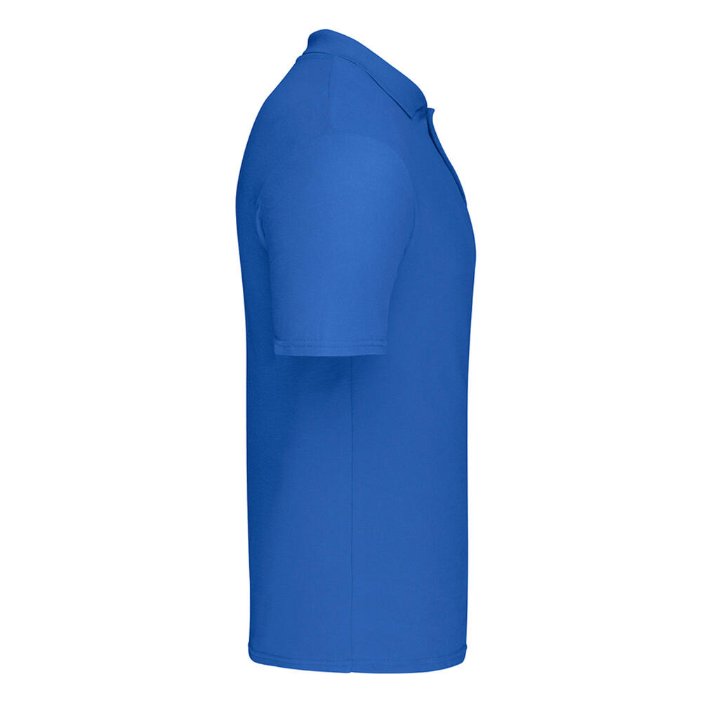 Maglietta Polo Adulto Unisex Fruit Of The Loom Original Blu Reale 3/3