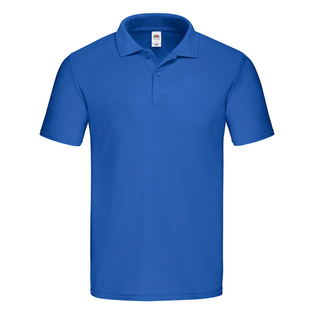 FRUIT OF THE LOOM Camisola pólo original unissexo para adultos Azul Real