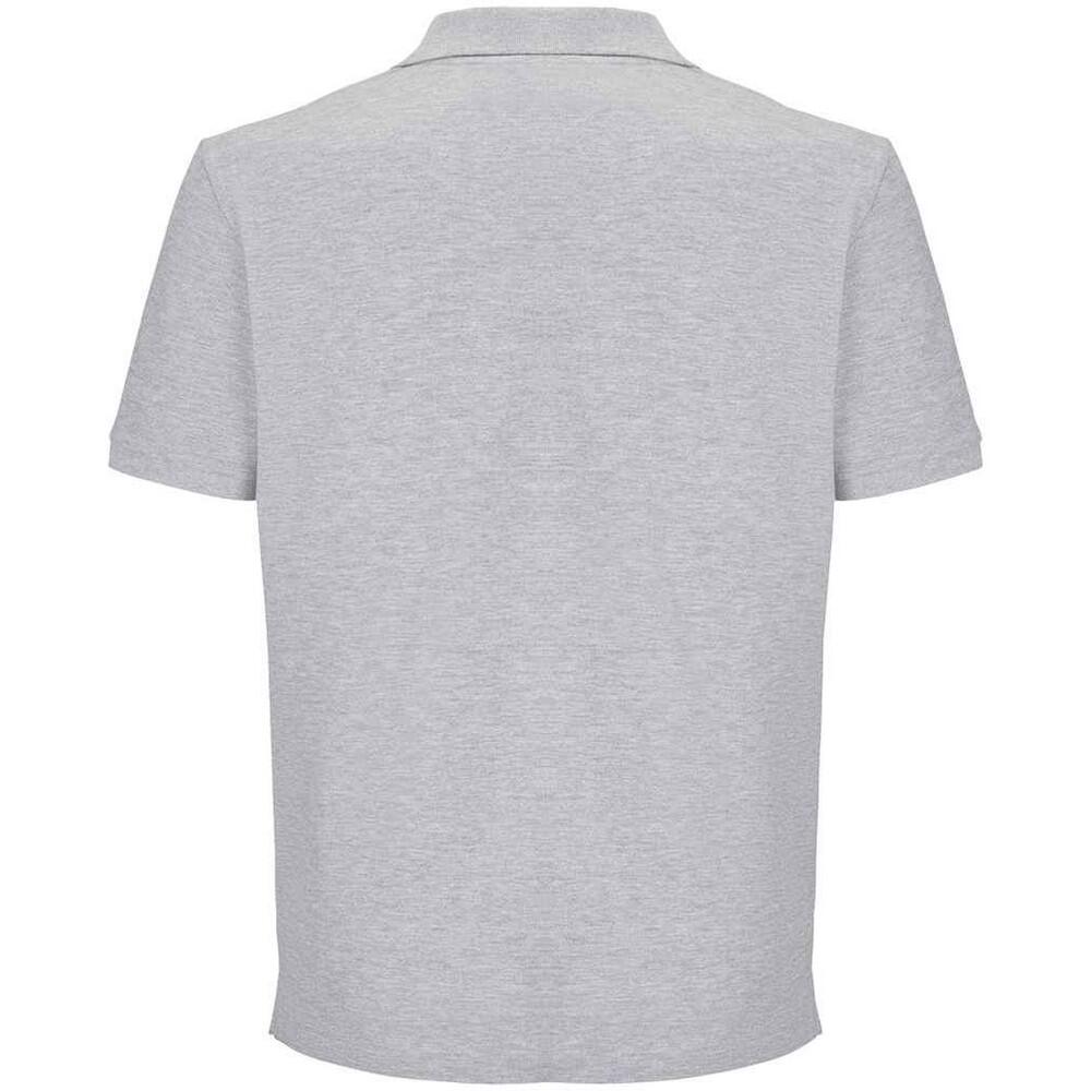 Unisex Pegase Volwassenen Poloshirt (Grijze Melange) 2/4