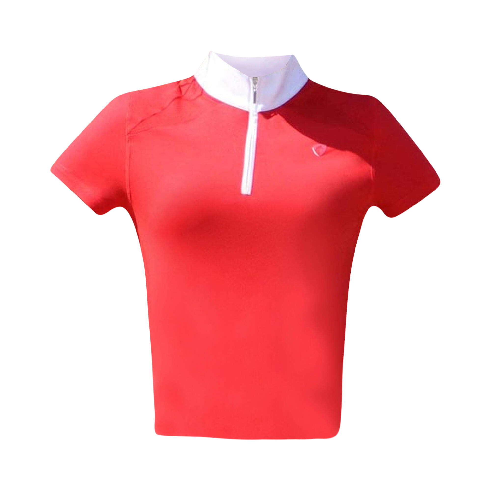 Girls DynaMizs Show Shirt (Red/White) 1/4