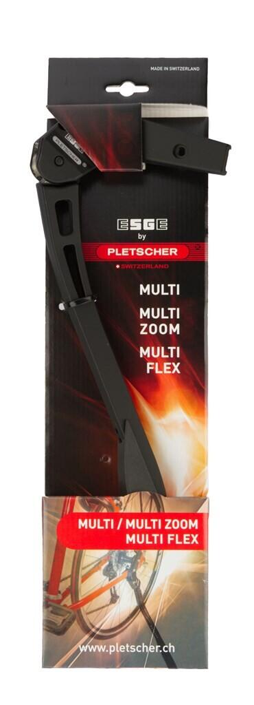 Cavalletto laterale Pletscher ESGE Multi Zoom regolabile, nero. 2/2