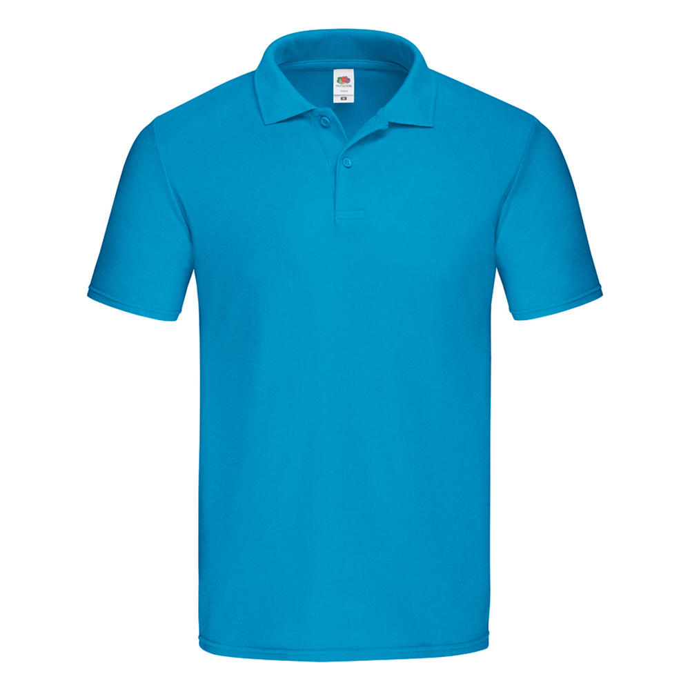 FRUIT OF THE LOOM Camisola pólo original unissexo para adultos Azul Índigo