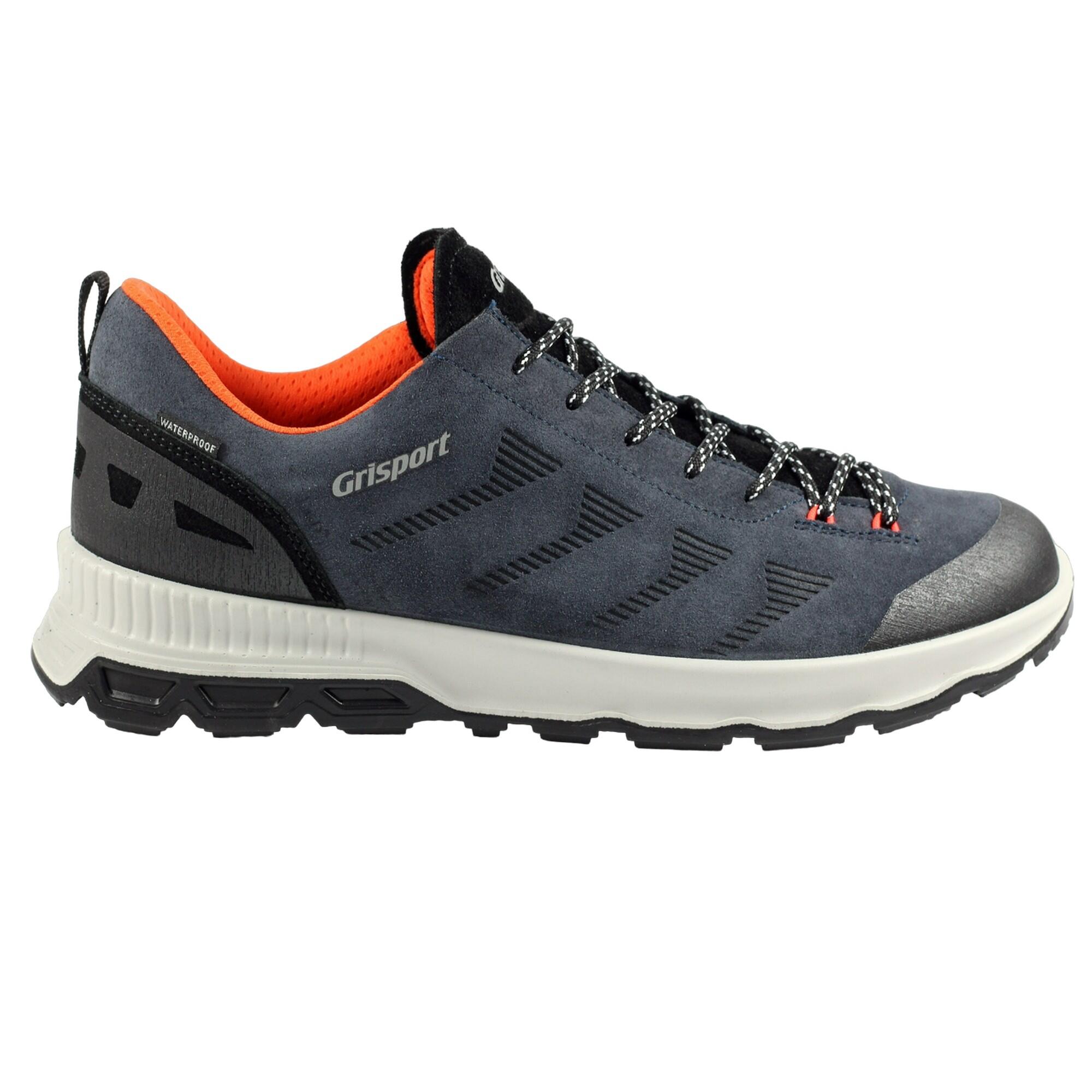 HerrenDamen Unisex Wanderschuhe "Renegade", Leder Damen und Herren Blau 3/4