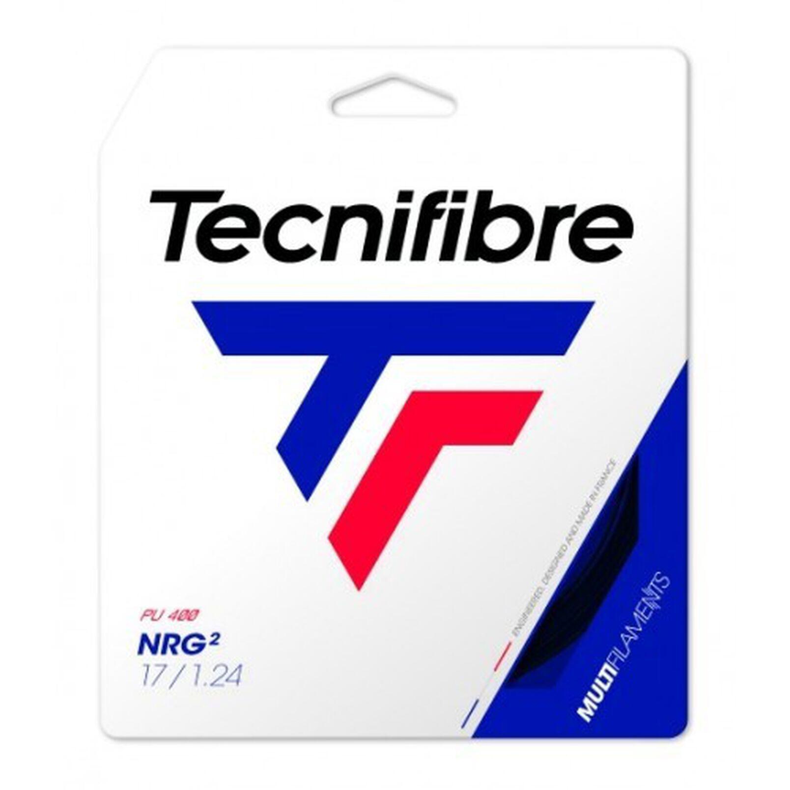 Tecnifibre - Cordage De Tennis Tecnifibre Nrg 1,24 - Cordage Raquette - Beige|blanc - Taille Unique - Decathlon