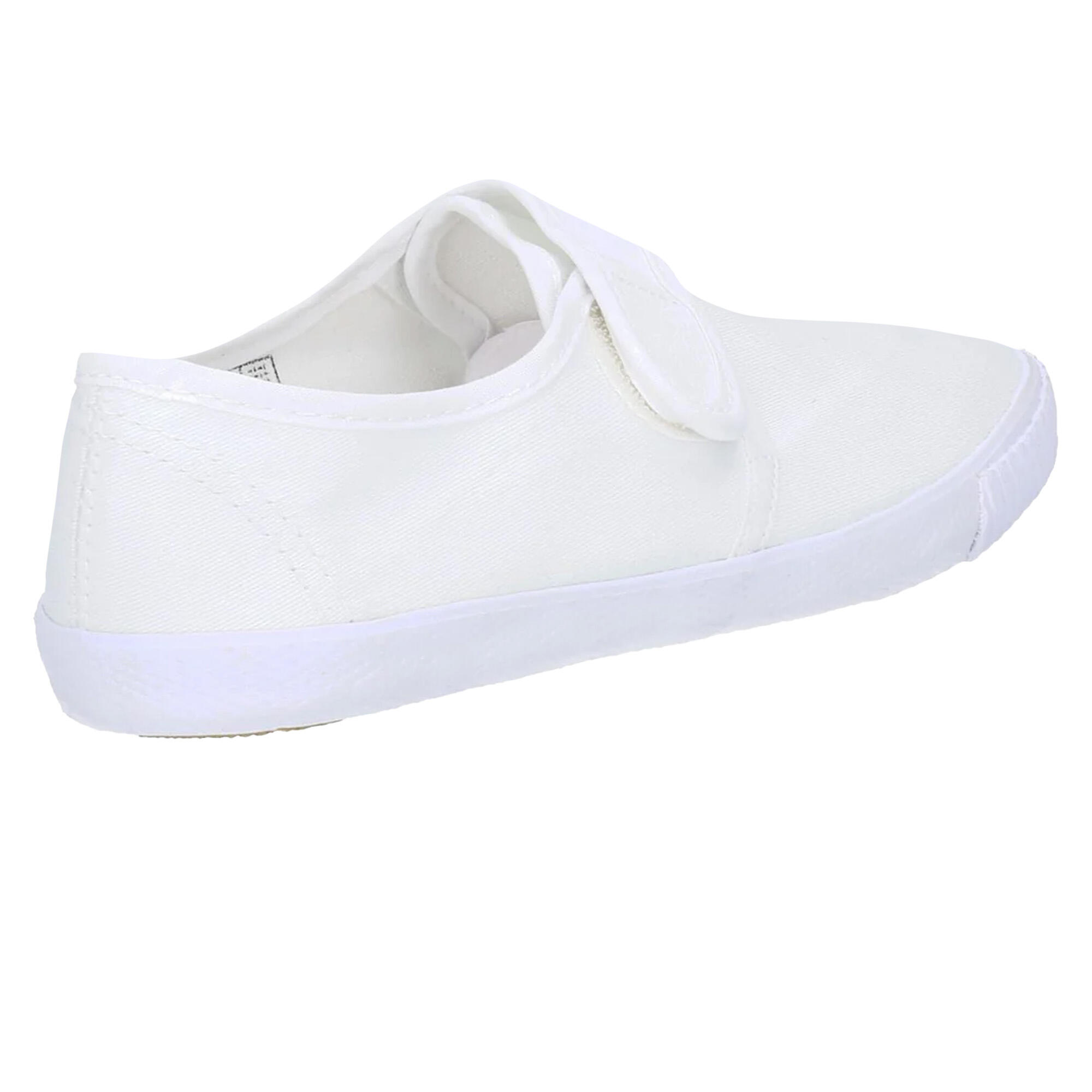 CSG/99248 Childrens Plimsolls / Unisex Boys/Girls Gym Shoes (White) 2/4