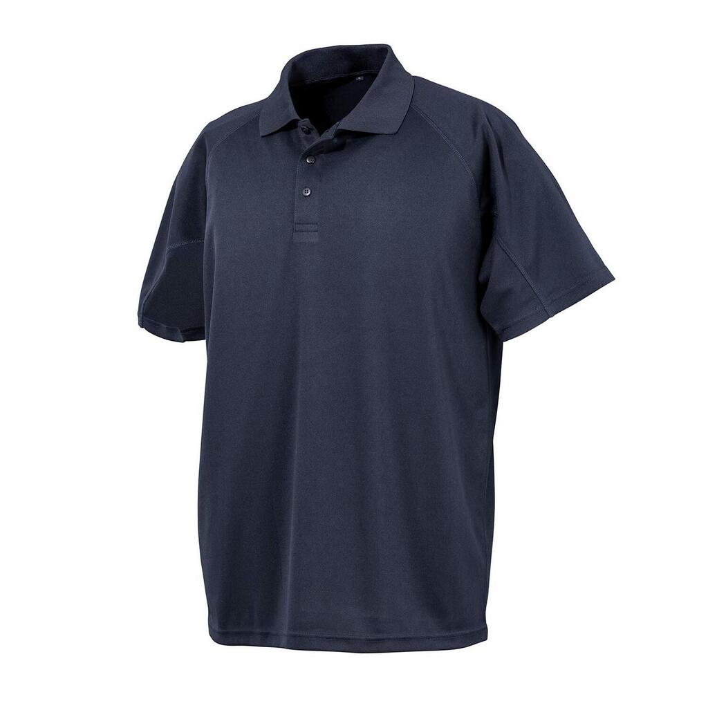 Unisex Adult Performance AirCool Polo Shirt (Navy)