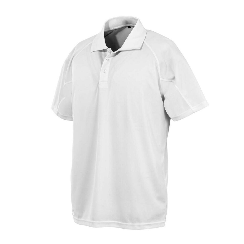 Unisex Adult Performance AirCool Polo Shirt (White)