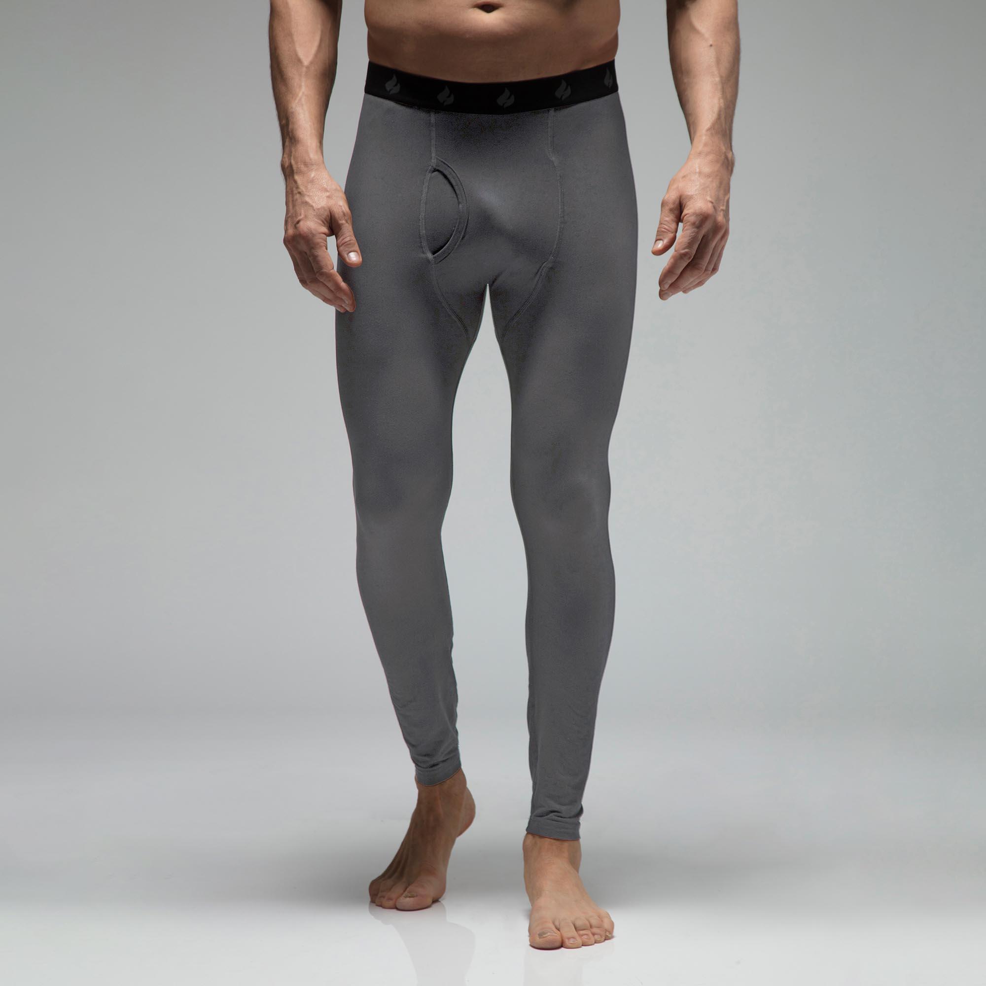 Men's Ultra Warm Fleece-Lined Long Johns | Thermal Bottoms for Winter 4/5